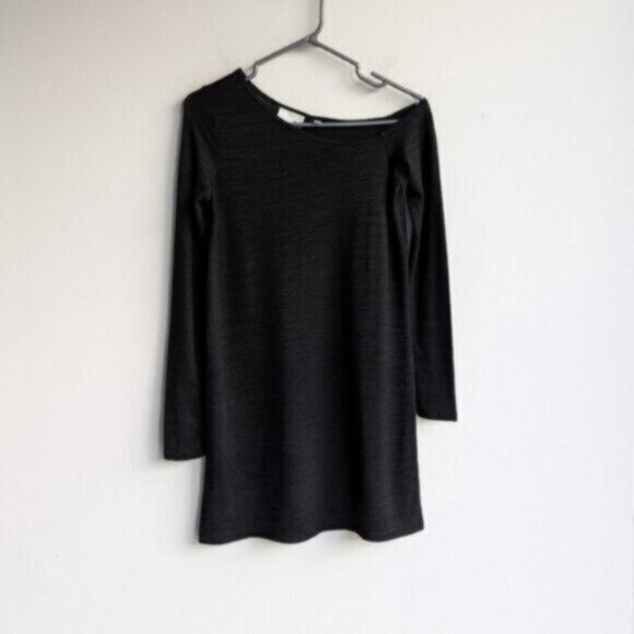 Aritzia Wilfred off the shoulder Brinkley Dress - black - Picture 2 of 5